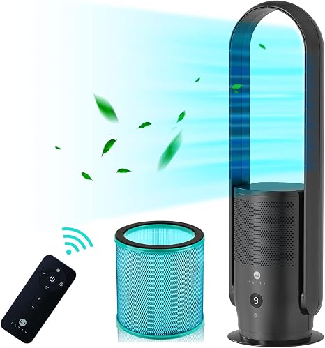 ULTTY Bladeless Tower Fan and Air 