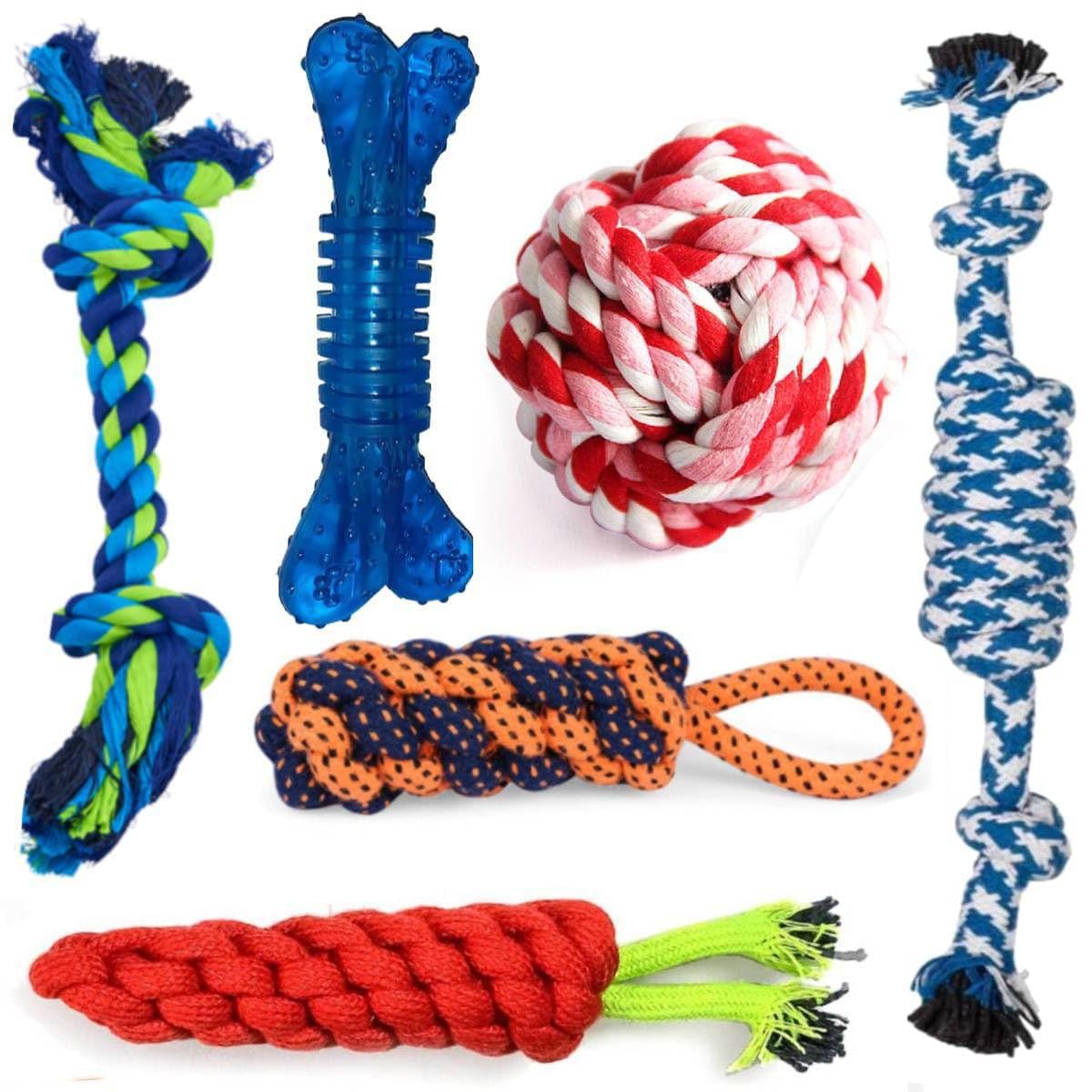 See full amazon price history chart for PETZLUV Dog Chew Toys for Puppy Teething Rope Toys Small to Medium Breeds Rubber Bone for Puppies Chewers - Multicolor PETZLUV Dog Chew Toys for Puppy Teething Rope Toys Small to Medium Breeds Rubber Bone for Puppies Chewers - Multicolor (B0D47N6XGD) Amazon Price History, Amazon Price Tracker
