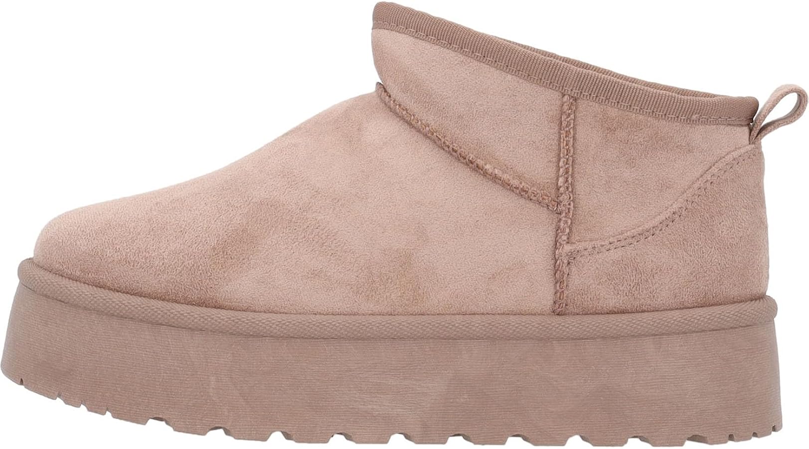 Palado Surcul Stivaletti Invernali Da Donna Con Tacco A Blocco - Scarpe Alla Moda In Pelle Beige Con Chiusura Lampo