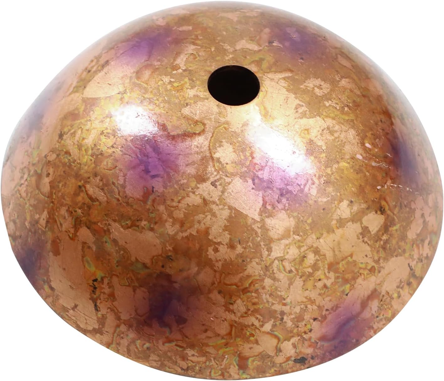 Small Bathroom Sink 17" Purple Glass Vessel Sink With Faucet And Drain Combo Modern Round Shape Artistic Basin Bathroom Vessel Sinks Above Counter Small 5" Deep Vessel Sinks LOF-BL33557