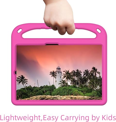 Miniatura 4 de Funda para tableta para niños con asa y soporte a prueba de golpes cubierta de protección completa ligera para xiaomi pad 66 pro 11 pulgadas rosa