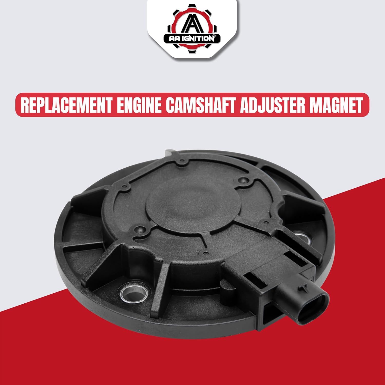 Engine Camshaft Adjuster Magnet Replacement by AA Ignition - Fits Audi and Volkswagen - A3 A4, A5, A6, Q5, Q7, S3, TT Quattro, Atlas, Beetle, CC, Eos, Golf, GTI, Jetta, Passat - Replaces 06L109259A