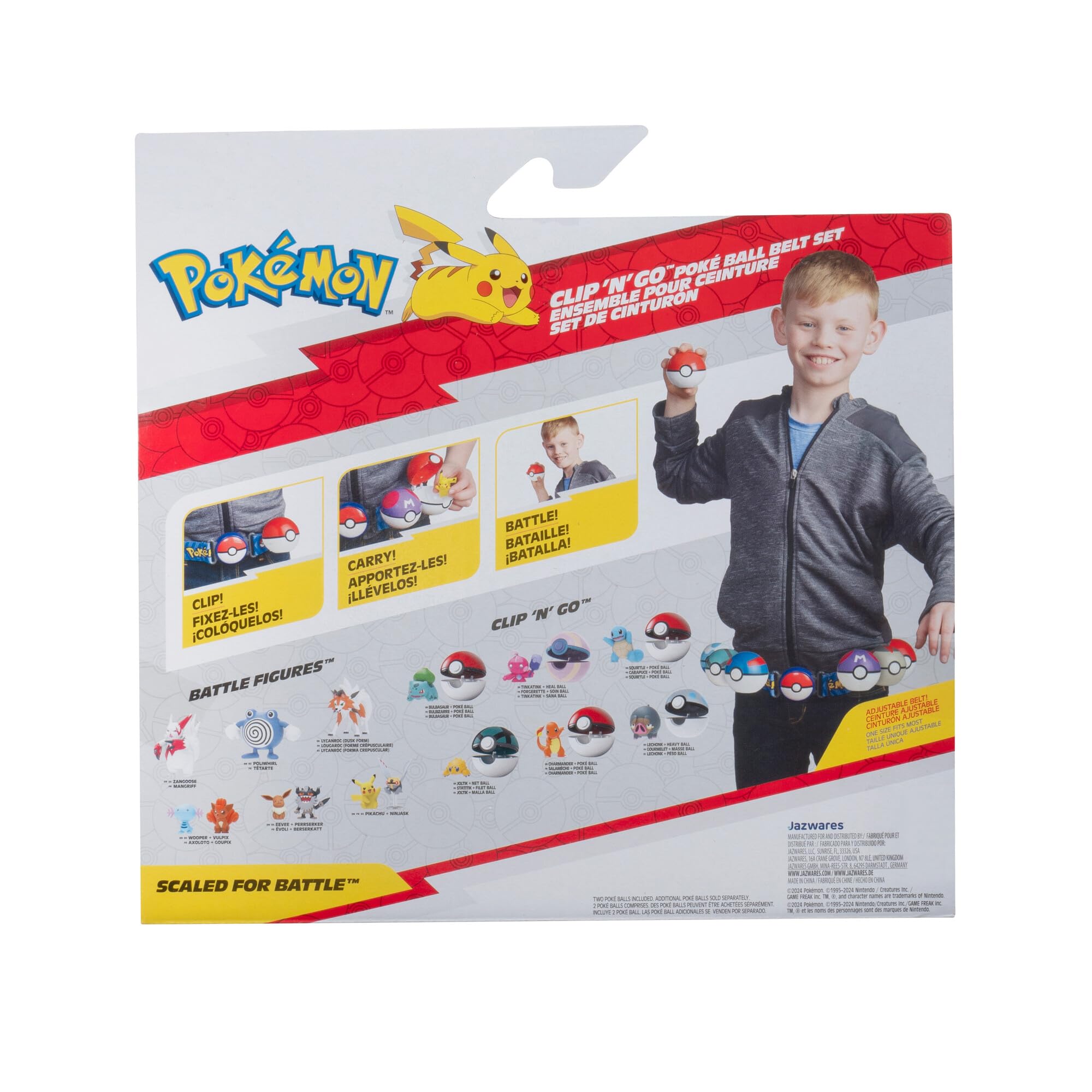 Amazon.co.jp: Pokémon Clip´N´Go ベルトセット - Quaxly & Bulbasaur