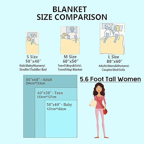 Miniatura 4 de Manta de forro polar retro clásica para automóvil, ligera, suave y acogedora manta de regalo para amantes de los animales, mujeres, hombres, niños,