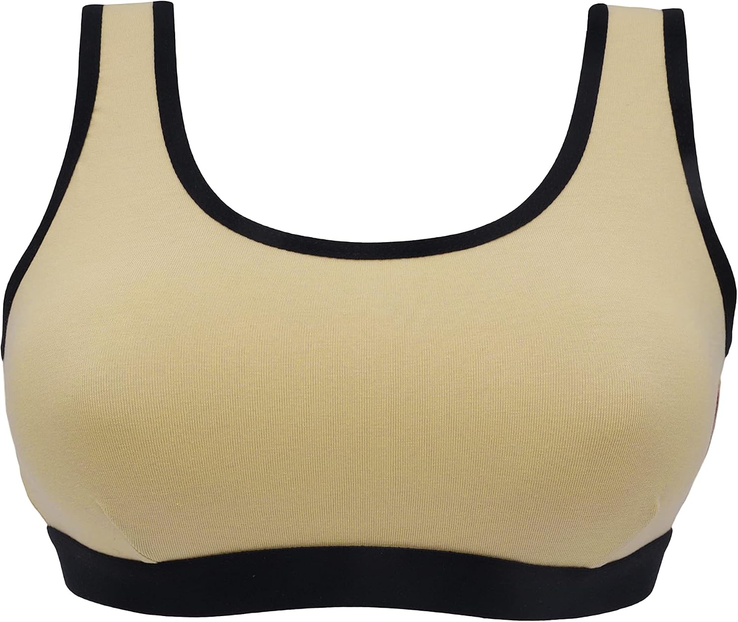 DChica Training Bras for Girls Cotton Sports Bra Pack Soft Breathable Camisole Crop Bralette for Kids & Teens