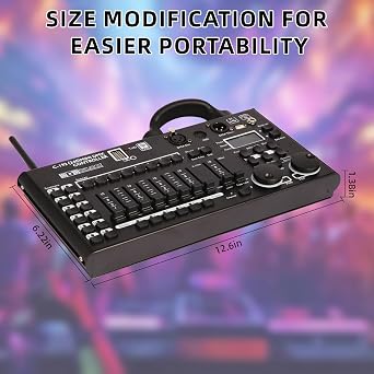 Wireless DMX Controller,192 Channel DMX512 Controller Stage Lighting Equipment & Accessorie For Dj, Ktv, Large Concert, Holiday Party And Fashion Show DMX Light Controller