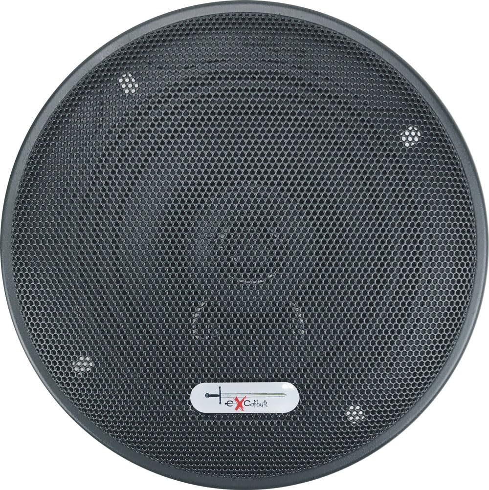 Excalibur X 132 set altoparlanti 2 pezzi, 50 W RMS, woofer da 13 cm (130 mm), suono stereo chiaro, design compatto, bassi potenti, ideale per musica e film