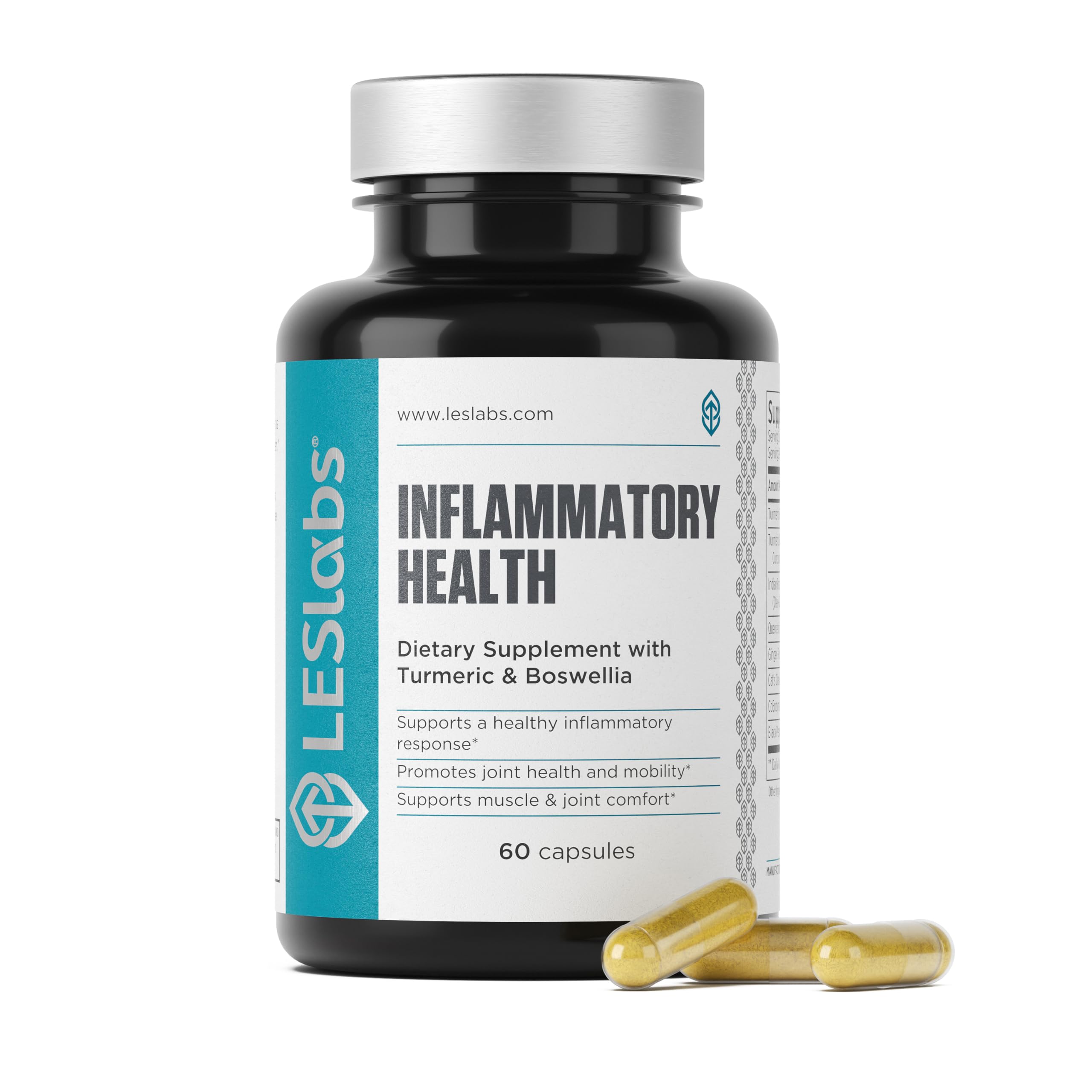 LES Labs Inflammatory Health Joint Support Supplement, 60 Capsules