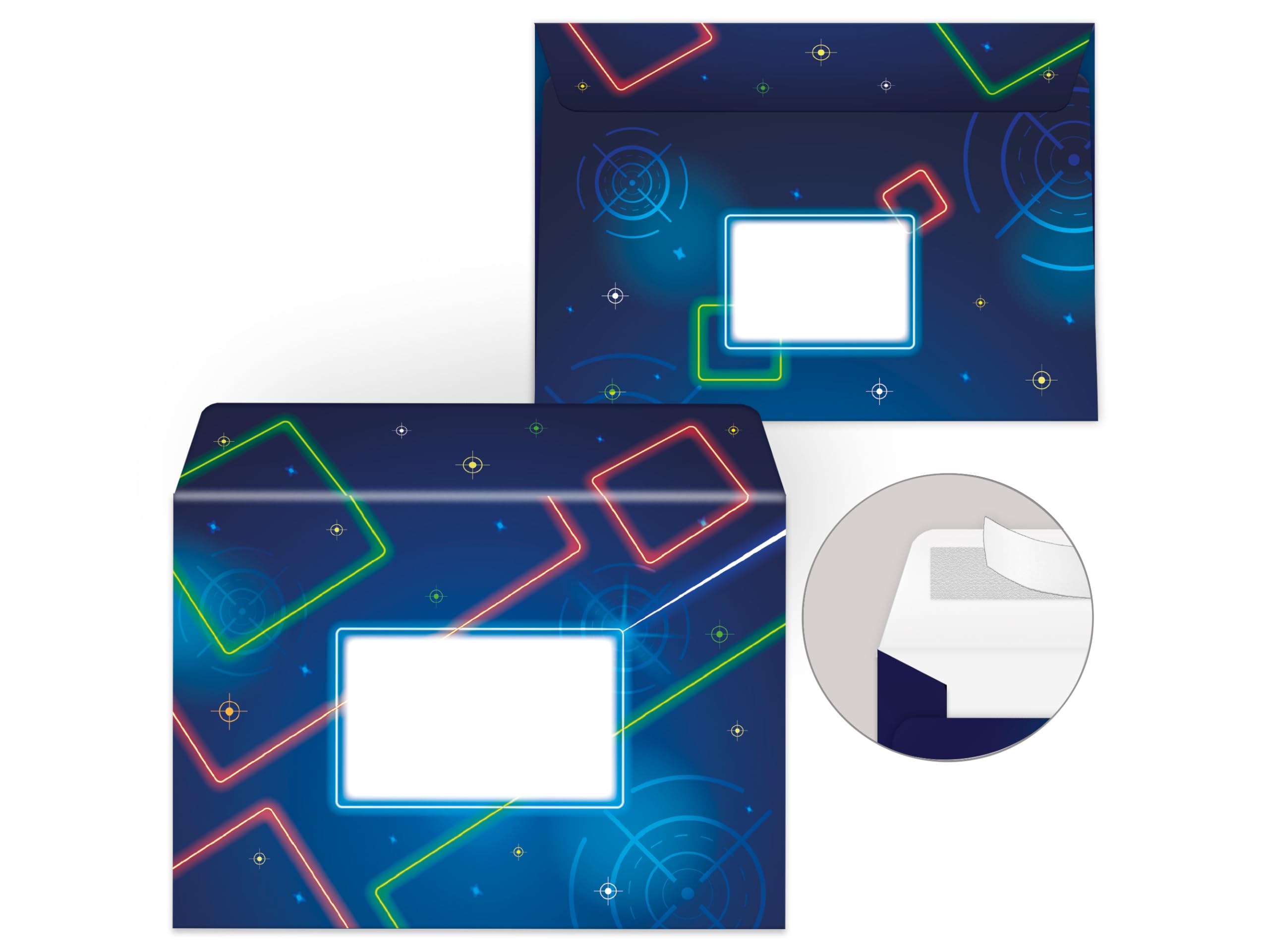 2 Motiv Schreibblöcke A4 Liniert - Laser Tag Design Für Kinder & Schule