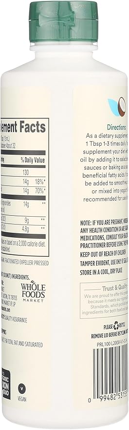 365 by Whole Foods Market Aceite MCT Coco 16 Fl Oz miniatura 2