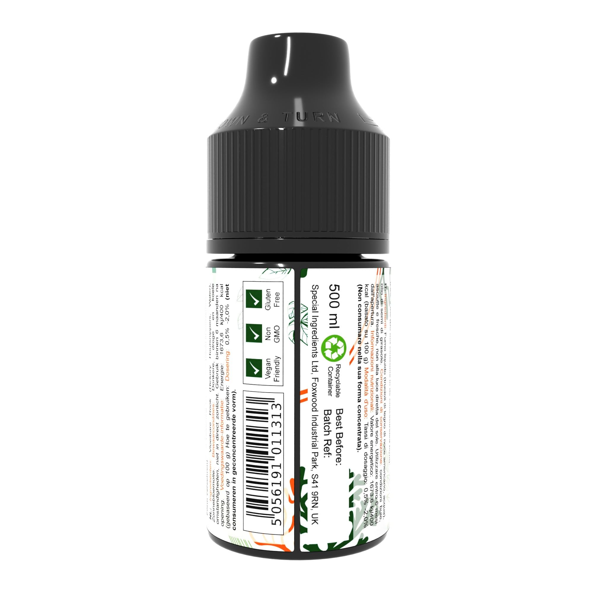 Special Ingredients Hickory Liquid Smoke, Raucharoma, 500 ml | Flüssiger Rauch für authentisches Raucharoma, Ideal für Fleisch, Saucen, Gemüse & BBQ, Hochkonzentriert, Vegan, Glutenfrei