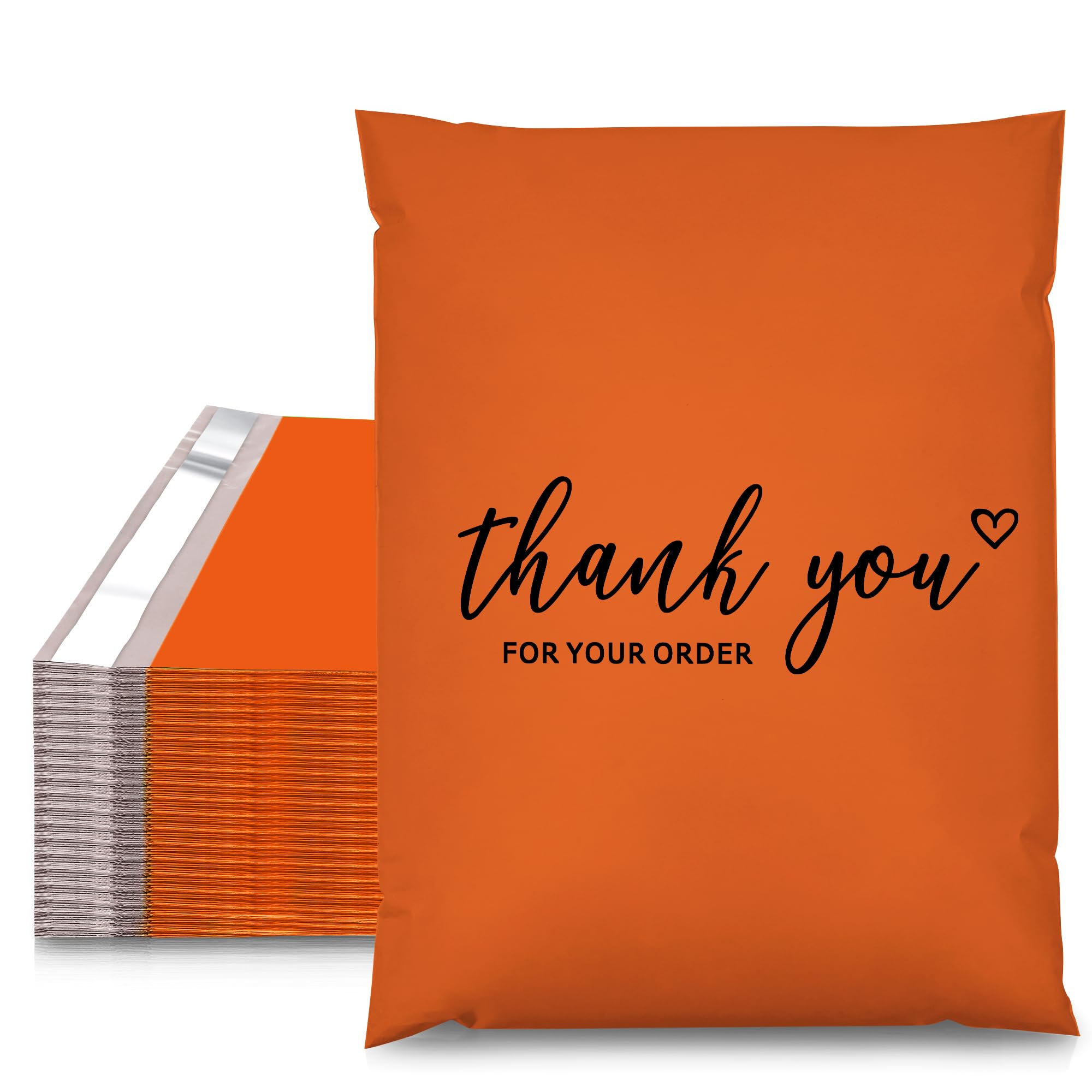 JinRuiKJ Thank You Poly Mailer 10x13 Inch 25 PCS, Shipping Bags for Clothing, Packaging Bags for Small Business, Strong Adhensive, Waterproof and