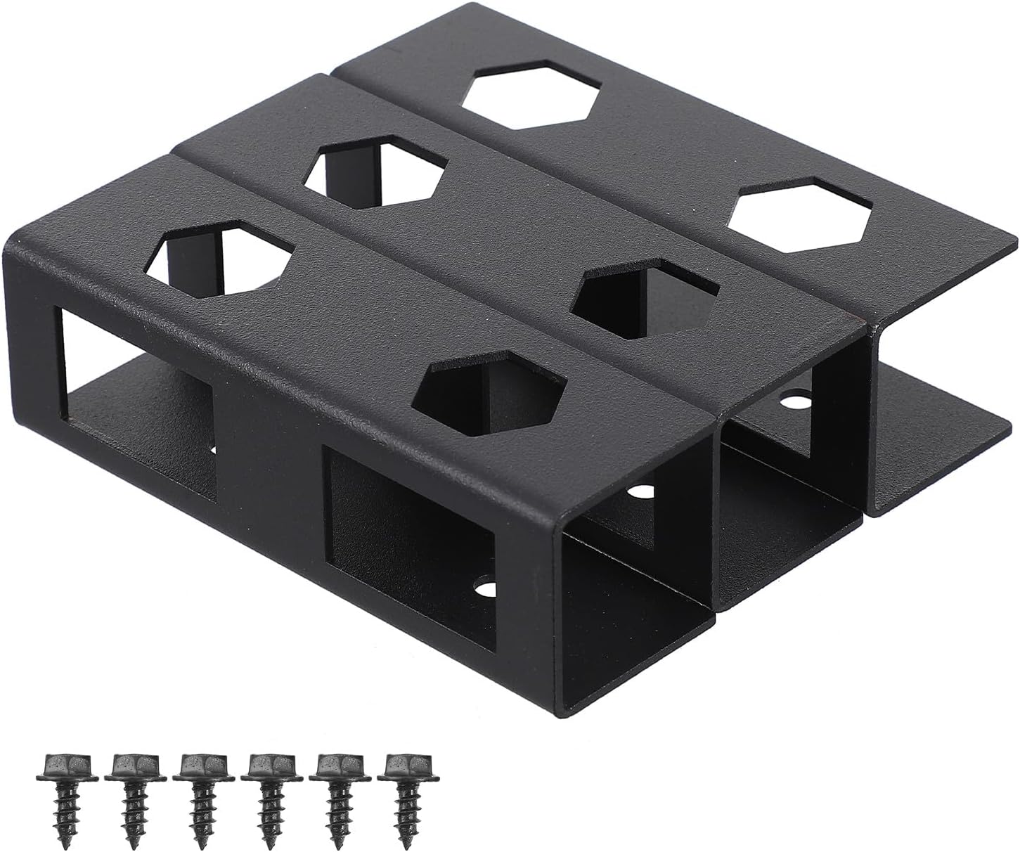 PRETYZOOM Desk Laptop Holder Carbon Steel Storage Stand Reusable Black