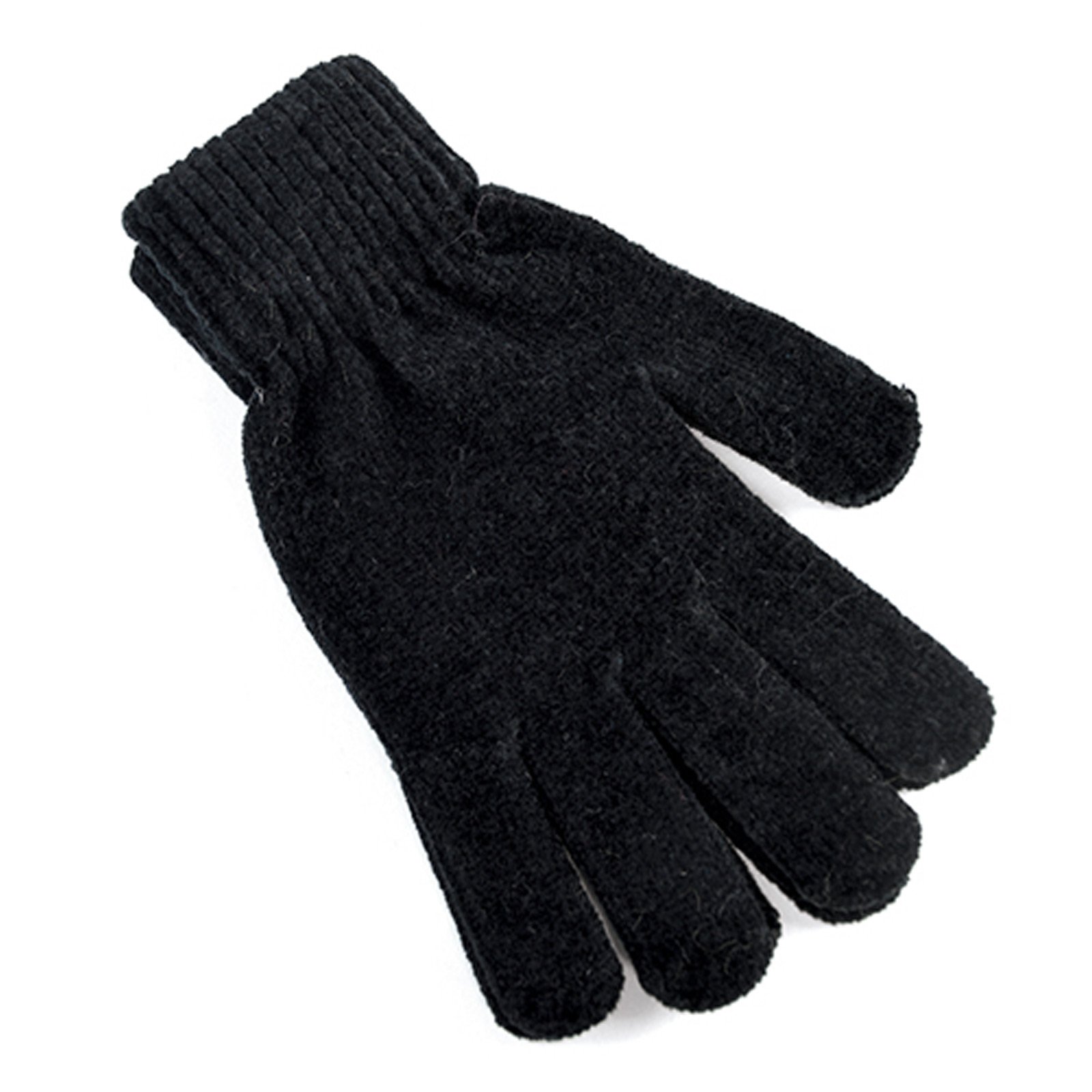Ladies Black Magic Stretch Soft Chenille Gloves Warm Winter Accessory Outdoors