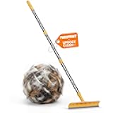Carpet Rake for Pet Hair Removal – Reusable Cat & Dog Hair Remover Broom with Adjustable 60