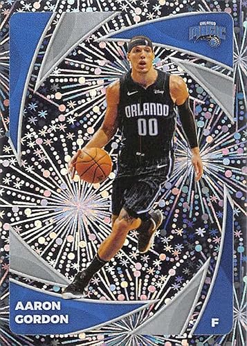 2020-21 Panini Stickers #251 Aaron Gordon FOILStar Player Official NBA Basketball Album Sticker Measuring 2.75 inch tall X 2 inches wide in Raw (NM