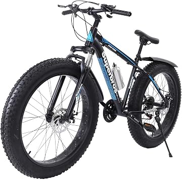 Kusou Men Women Fat Tire Mountain Bike 