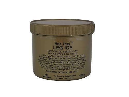 Gold Label Hielo para piernas Unisex, Transparente, 400 g