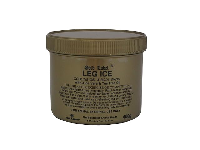 Gold Label Hielo para piernas Unisex, Transparente, 400 g