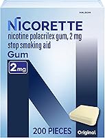 Vista 1 de Nicorette - Goma de mascar de nicotina para dejar de fumar, 2 mg, sabor original - 200