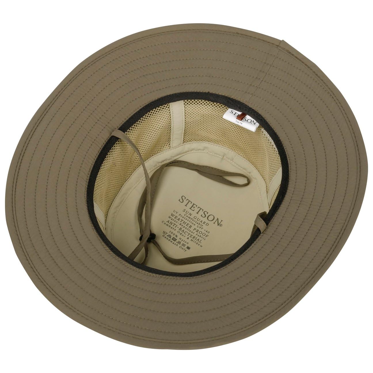 Stetson Outdoor Traveller Stoffhut Reisehut Kinnband Wasserabweisend Sonnenschutz Herren Ganzjährig