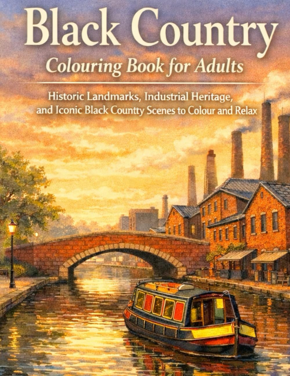 Black Country Colouring Book for Adults: Historic Landmarks, Industrial Heritage, and Iconic Black Country Scenes to Colour and Relax