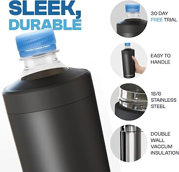 Frost Buddy XL Can Cooler - Fits 12/16/20/24 oz Cans & Bottles (Baby Blue) | Keeps drinks chilled 12+ hrs | No sweat, no condensation | Fits slim & standard cans | Durable, portable design