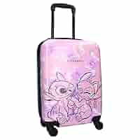 Valigia Rigida Stitch Ohana Forever - Trolley Per Bambini 46cm (Rosa/Azzurro) - Foto 2