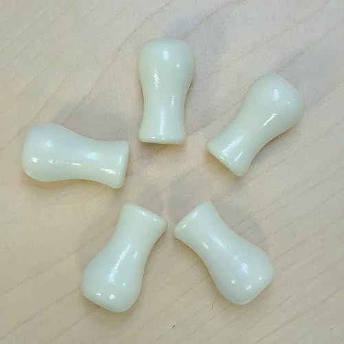 Miniatura 2 de Borla de madera (blanco, forma de jarrón)