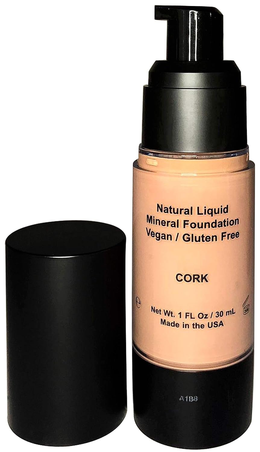 Mom's Secret 100% Natural Foundation, Organic, Vegan, Aloe Based, Natural Sun Protection, Gluten Free, Cruelty Free, Made in the USA, 1FL Oz. (Cashew - A Neutral Light/Medium)
