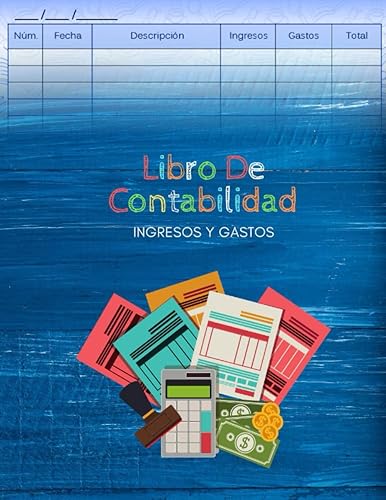 Libro De Contabilidad Ingresos y Gastos Libro De Cuentas Contabilidad Para Autónomos y Empresas Cuaderno Para Las Cuentas De Ingresos y Gastos