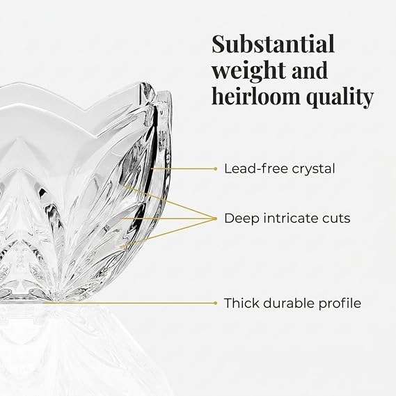Godinger Square Bowl - Shannon Crystal