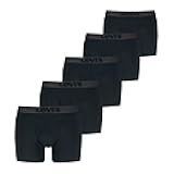 mens 5-pack Boxer Brief With Melange Waistband, Soft Cotton, Tag-free, Breathable Comfort