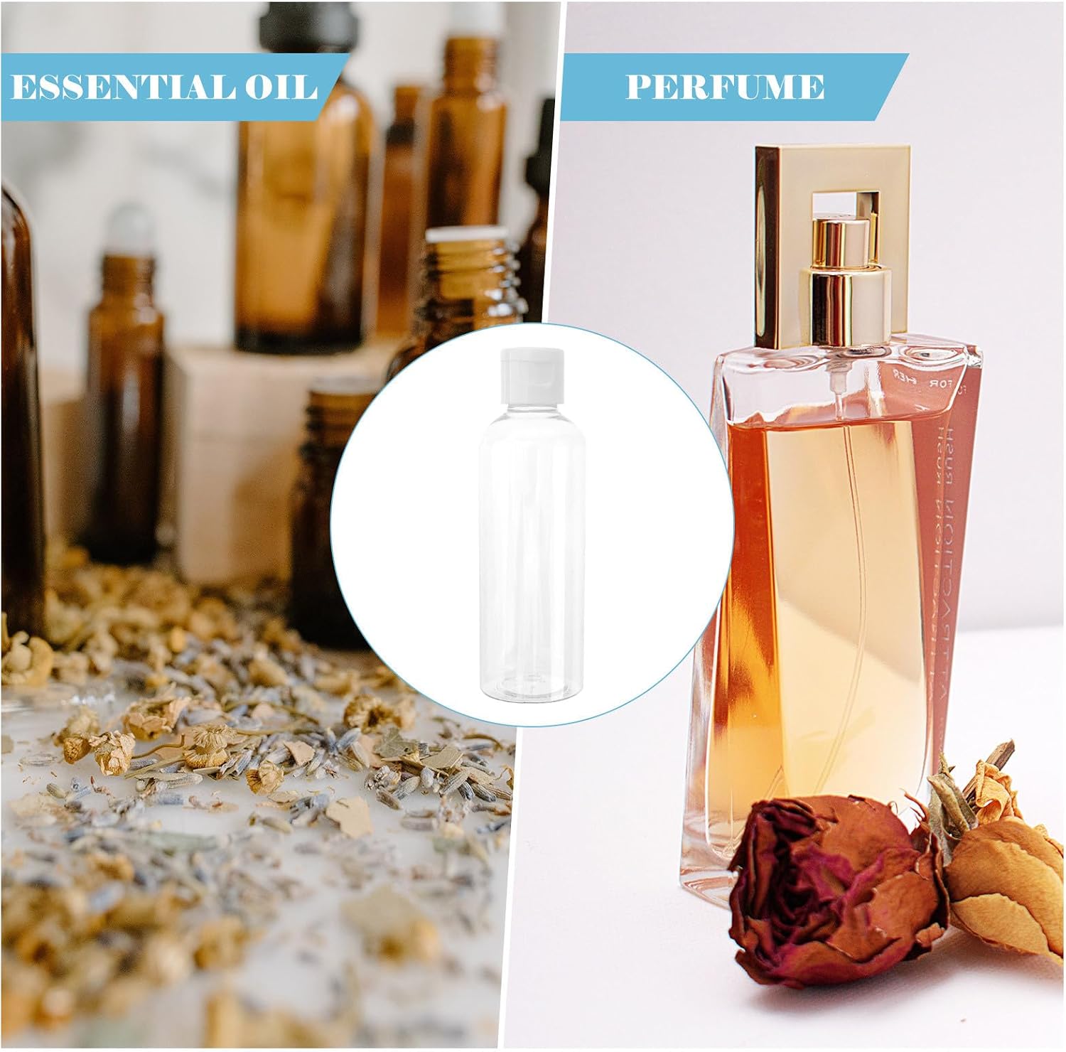Plastic Travel Bottles and Easy to Carry Refillable Lotion Containers for Cosmetic 10pcs 100ml with Good Sealing Performance for Daily Life and Travel