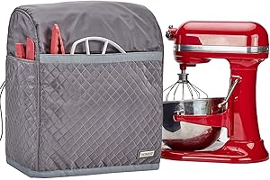 HOMEST Quilted Dust Cover for KitchenAid Stand Mixers