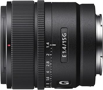 Sony E 15mm F1.4 G APS-C Large Aperture Wide Angle G Lens (SEL15F14G)