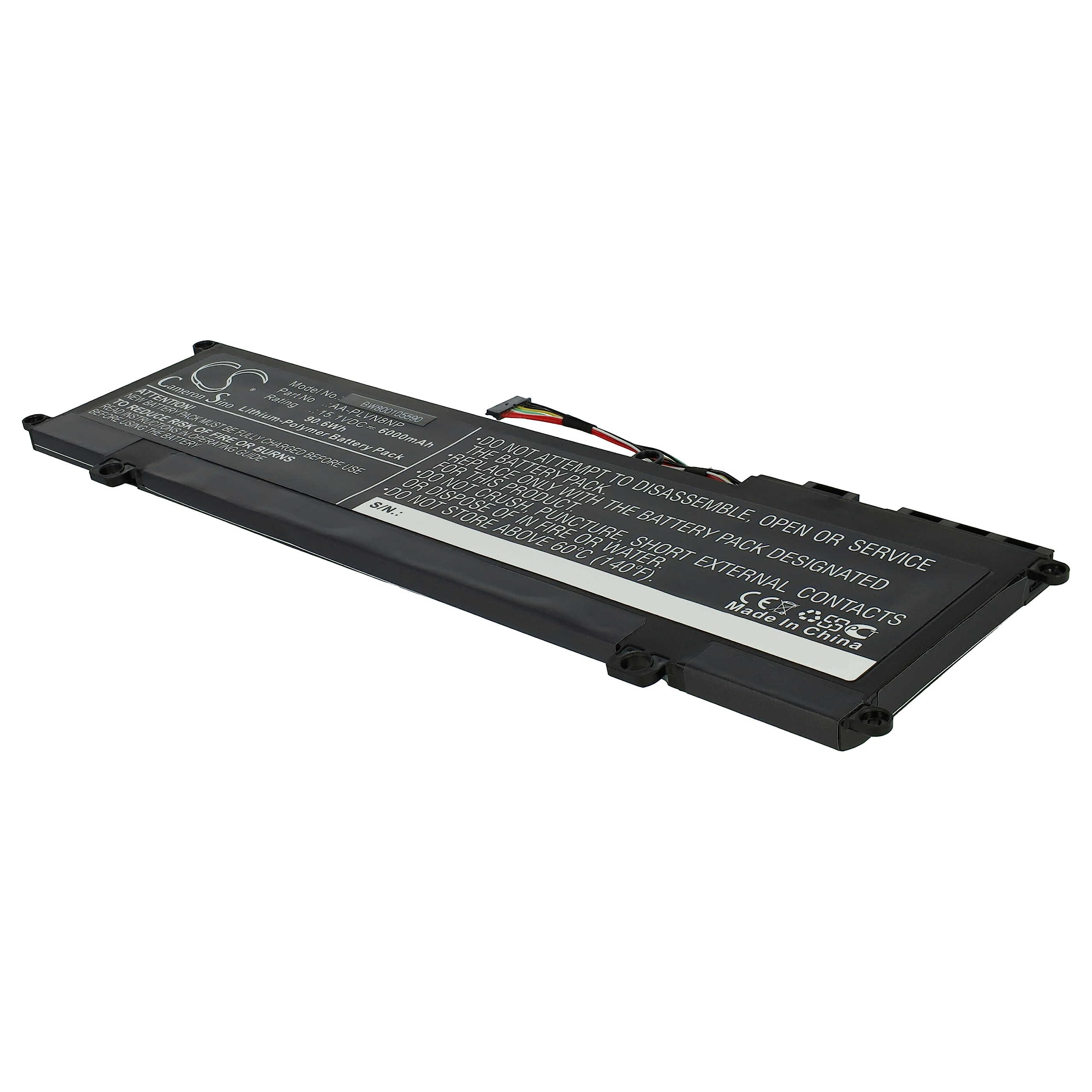 vhbw Zamiennik baterii Samsung AA-PLVN8NP, BA43-00359A do notebooka (6000mAh, 15,1V, Li-Poly)