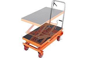 VEVOR TFD35 Heavy Duty 1000 lb Lift Cart With Wheels