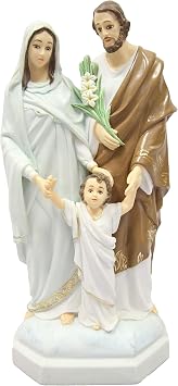 Vittoria Collection 12" Holy Family Joseph Mary Jesus Catholic Religious Statue Figure Made in Italy