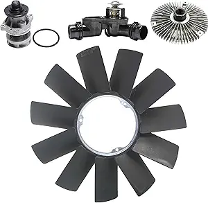 Garage-Pro Cooling System Service Kit for BMW (fan clutch fan blade thermostat housing water pump)