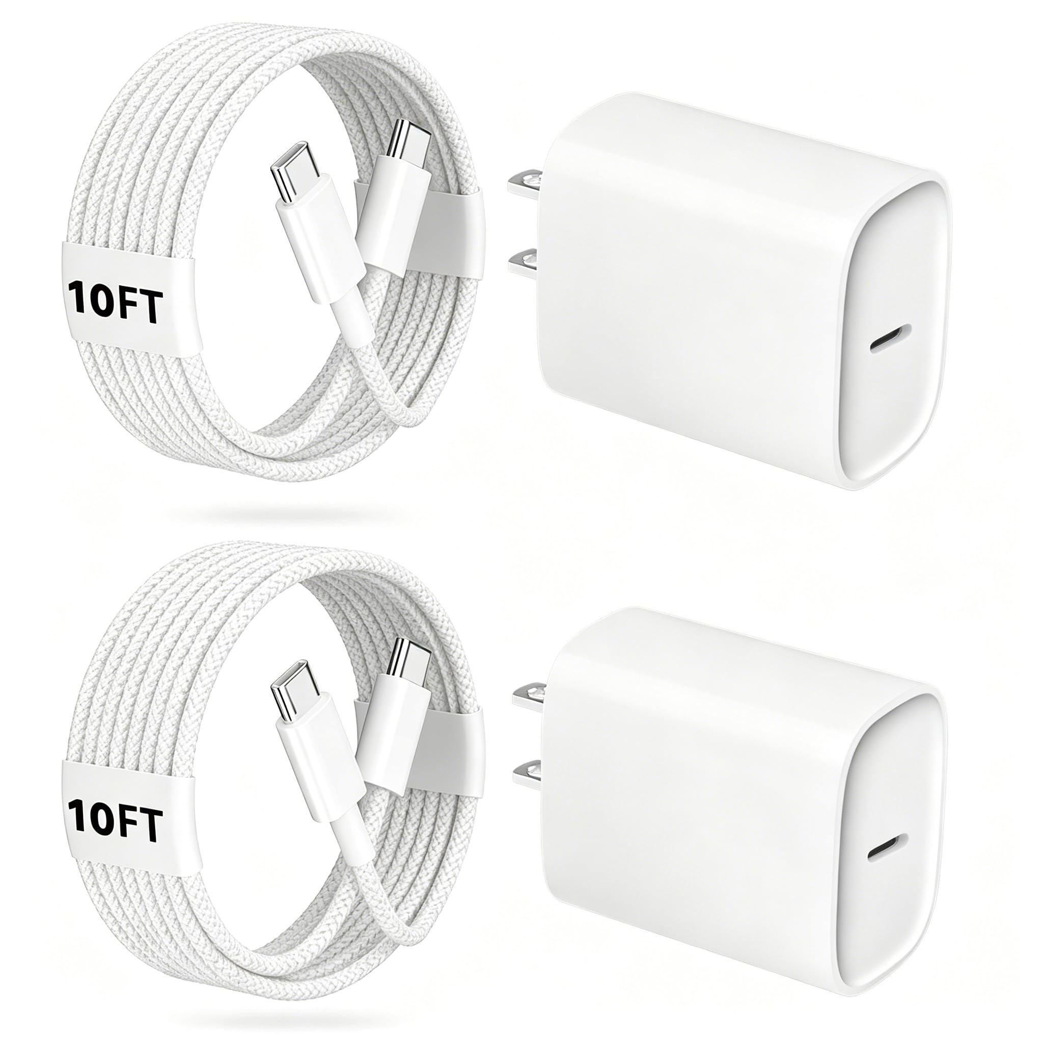 iPhone 18 17 16 Pro Max Charger Fast Charging, 20W iPhone Duo USB C Charger