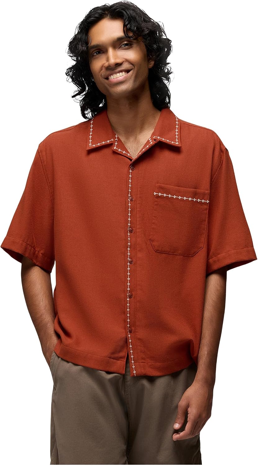 prAna Men's Del Norte Short Sleeve Shirt