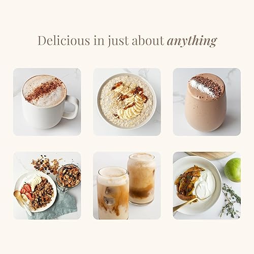 Miniatura 5 de JSHealth Crema de colágeno - Crema de colágeno de vainilla para café - Crema de café saludable sin lácteos, 30 porciones de péptidos de colágeno