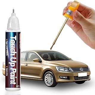 Gold Touch Up Paint Pen for Cars, Car Paint Scratch Repair, 2-In-1 Car Touch Up Paint Fill Paint Pen, Quick & Easy Solution to Repair Minor Automotive Scratches 0.8 fl oz