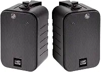 Par de Caixa Acustica Som Musica Ambiente Com Suporte 50w Mxk-25