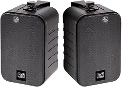 Par de Caixa Acustica Som Musica Ambiente Com Suporte 50w Mxk-25