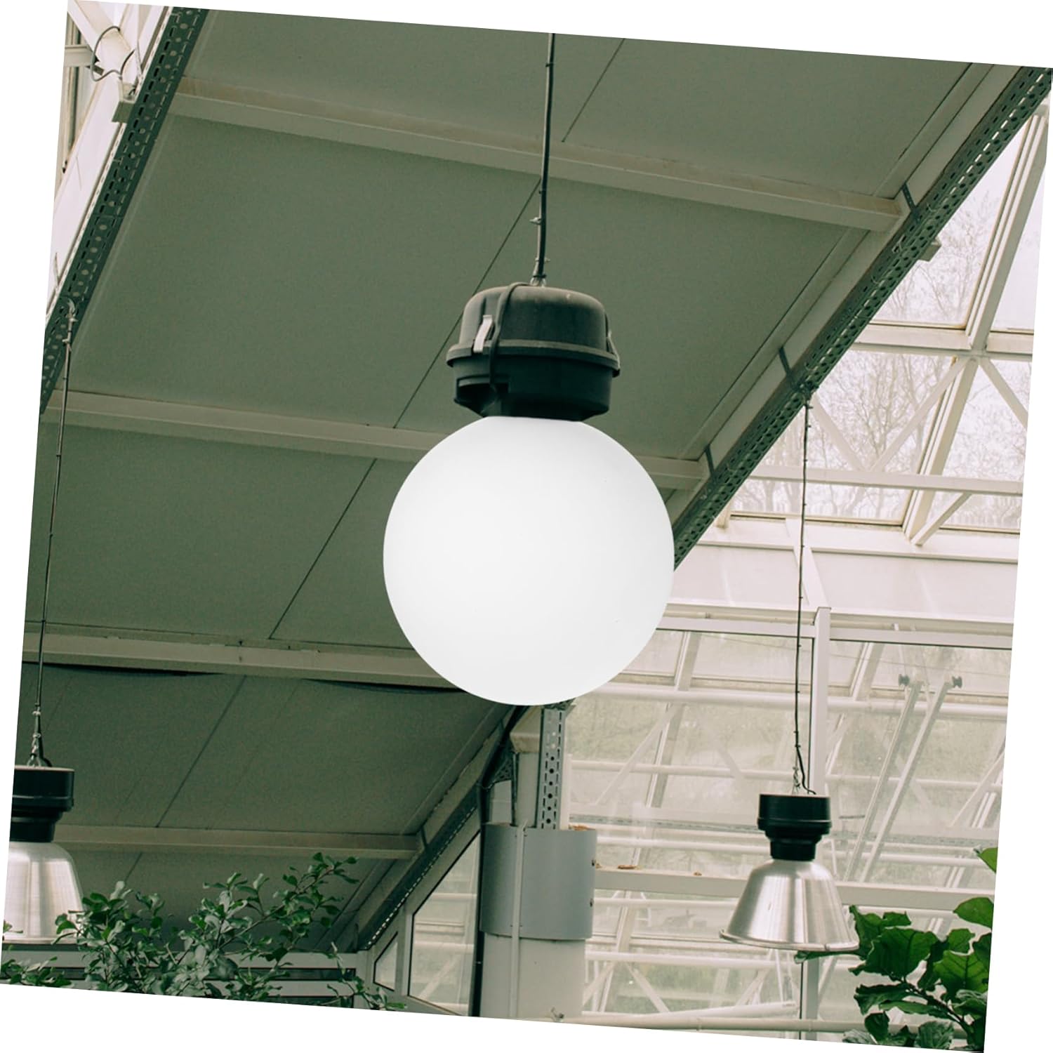 Spherical Lampshade Frosted Glass Shade Replacement for Light Fixtures Cozy Soft Light Suitable for Porch Patio Garden