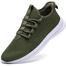 FUJEAK Women Running Shoes Walking Trainers Tennis Gym Work Fitness Sport Casual Daily Safety Outdoor Cycling Jogging Hiking Flat Athletic Lace-Up Shoes Fashion Sneakers