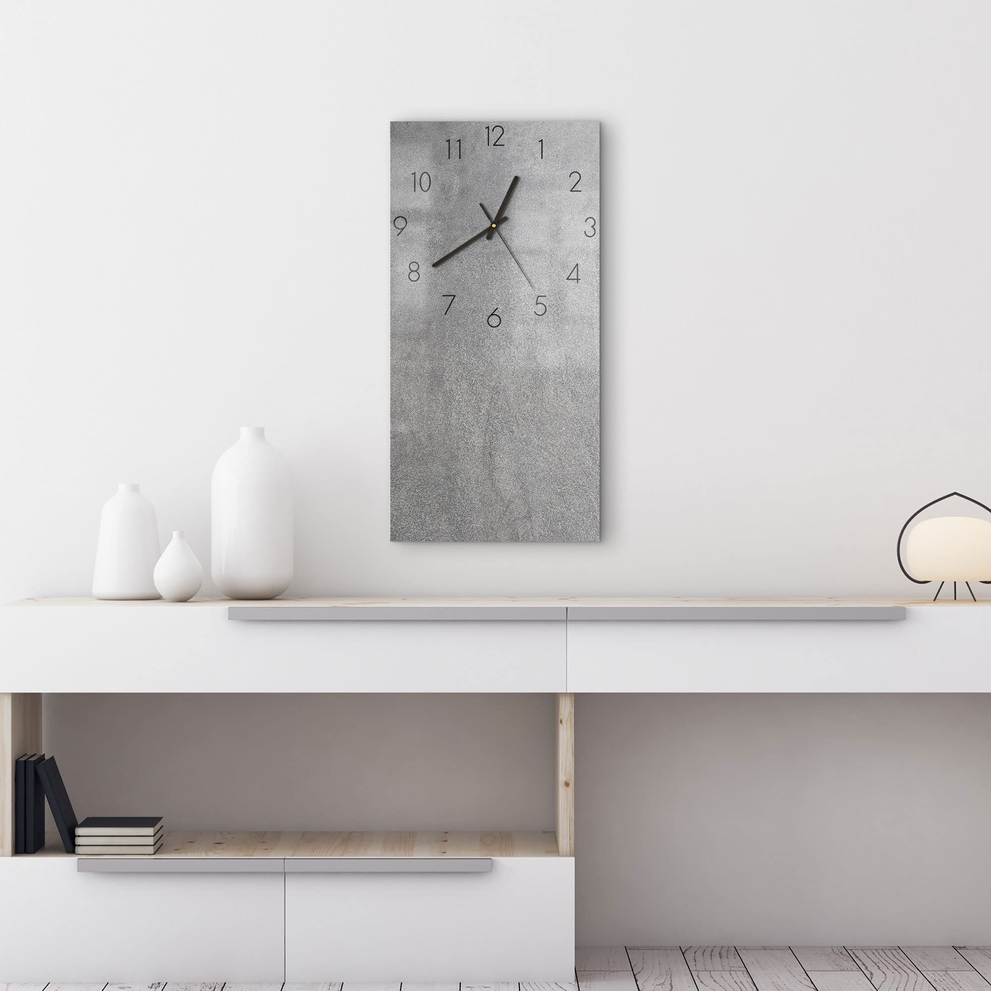 Deqori - Glazen - Stille klok - Ronde - Grote - Wandklokken kopen