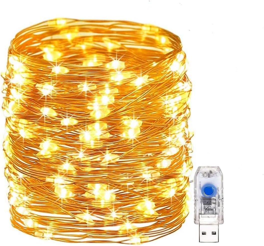 YU WELLLED Fairy Light (20m/USB, Warm White)